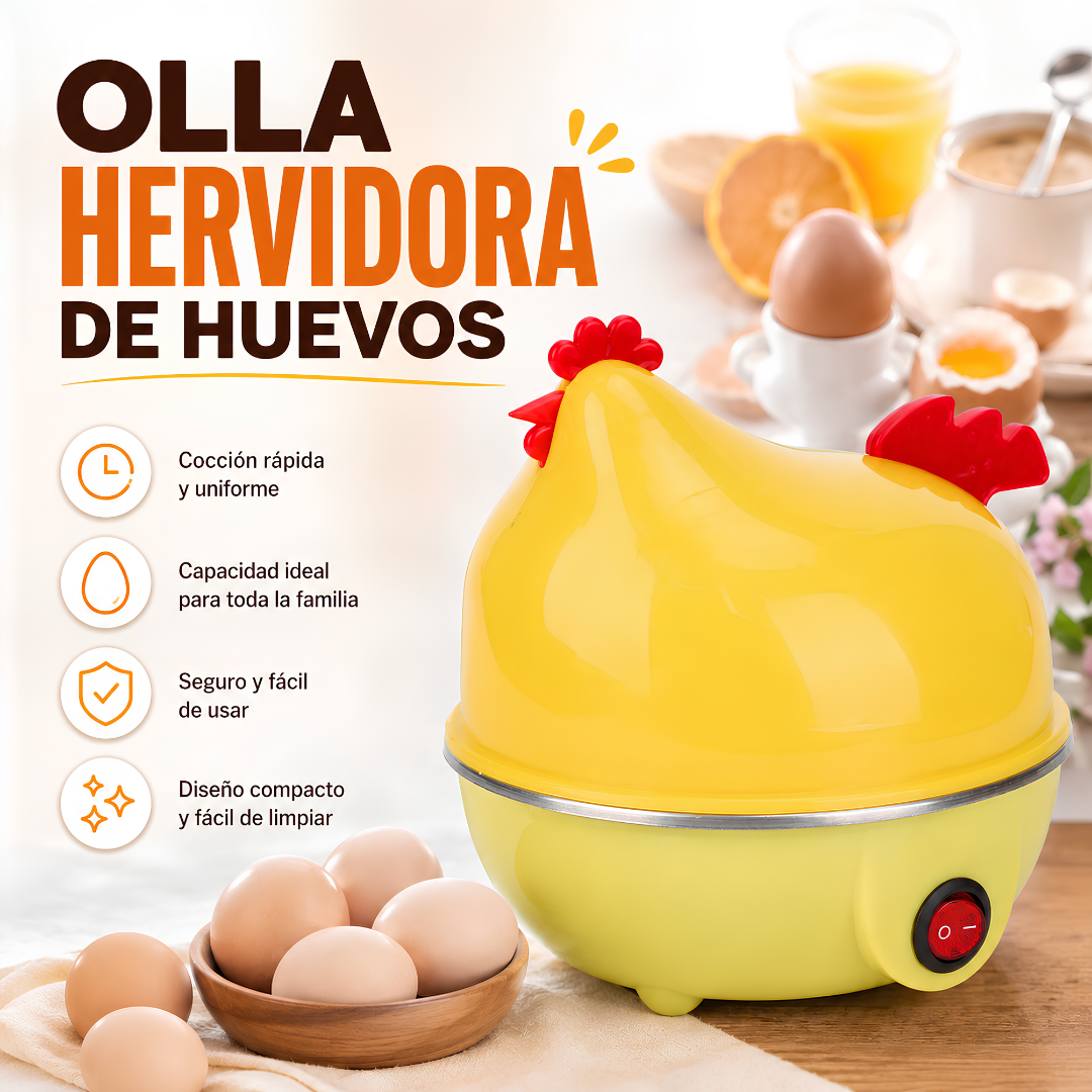 OLLA HERVIDORA DE HUEVOS – huevos perfectos y verduras al vapor sin esfuerzo