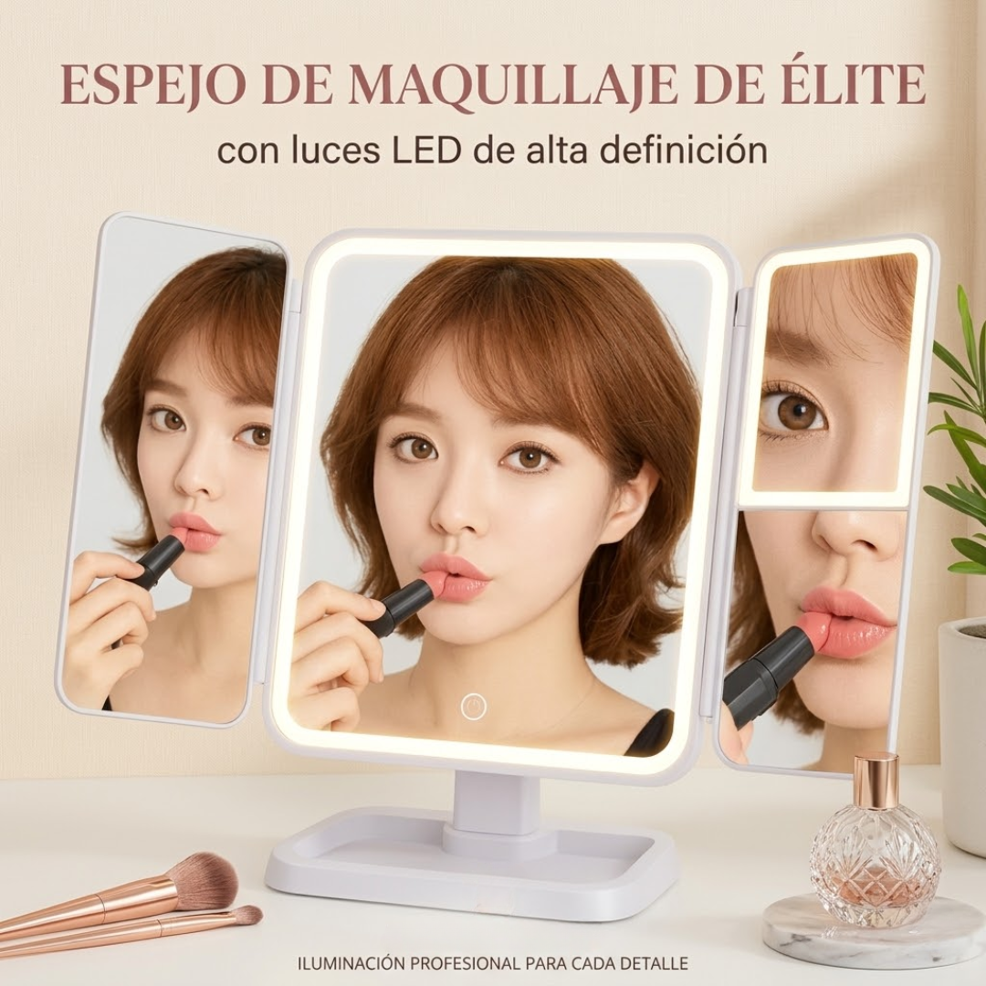 ESPEJO CON LUZ LED – Iluminación precisa para una rutina más impecable