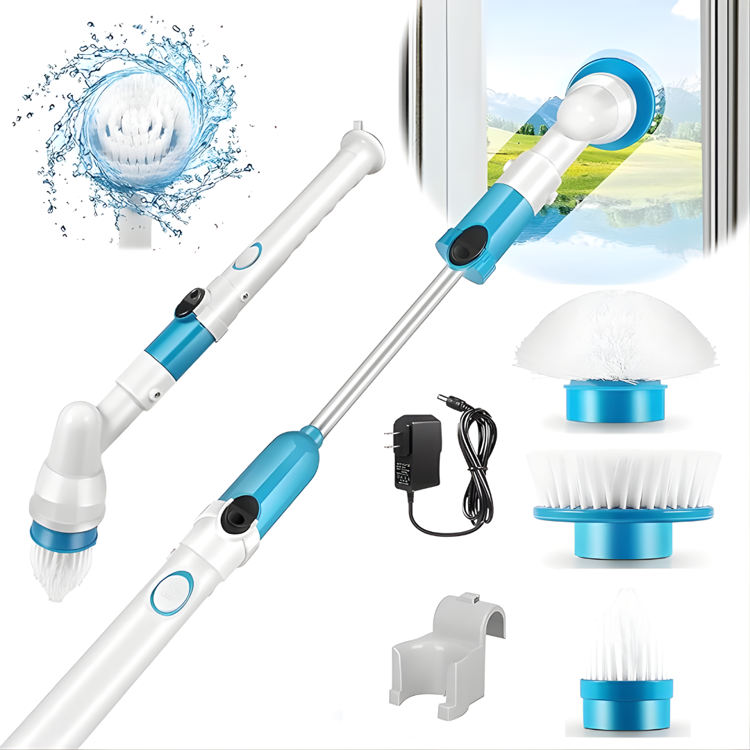 CEPILLO ELECTRONICO GIRATORIO – Potencia automática, limpieza profunda y menos esfuerzo en cada rincón