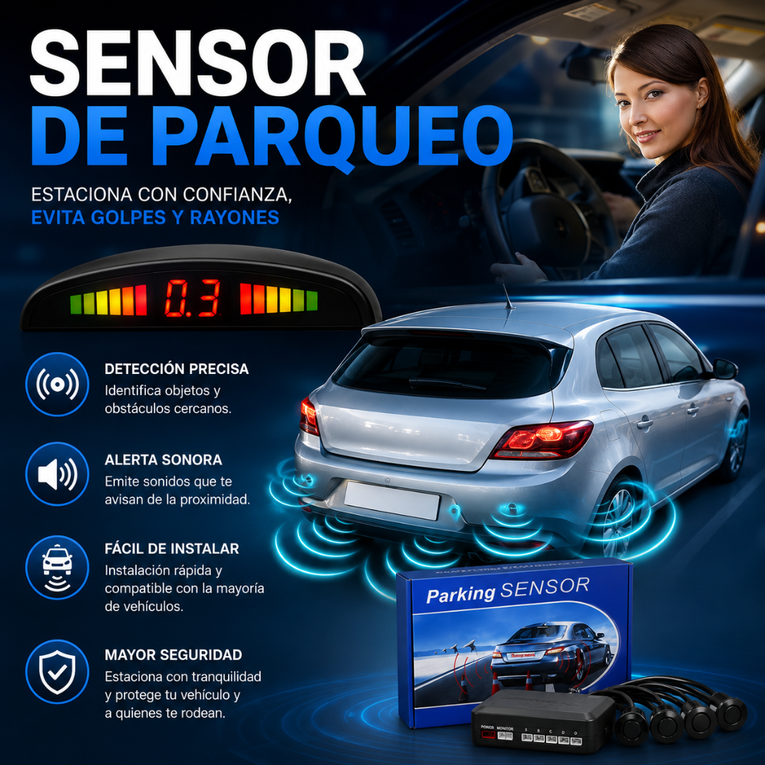 SENSOR DE PARQUEO – Maniobras con mayor precisión