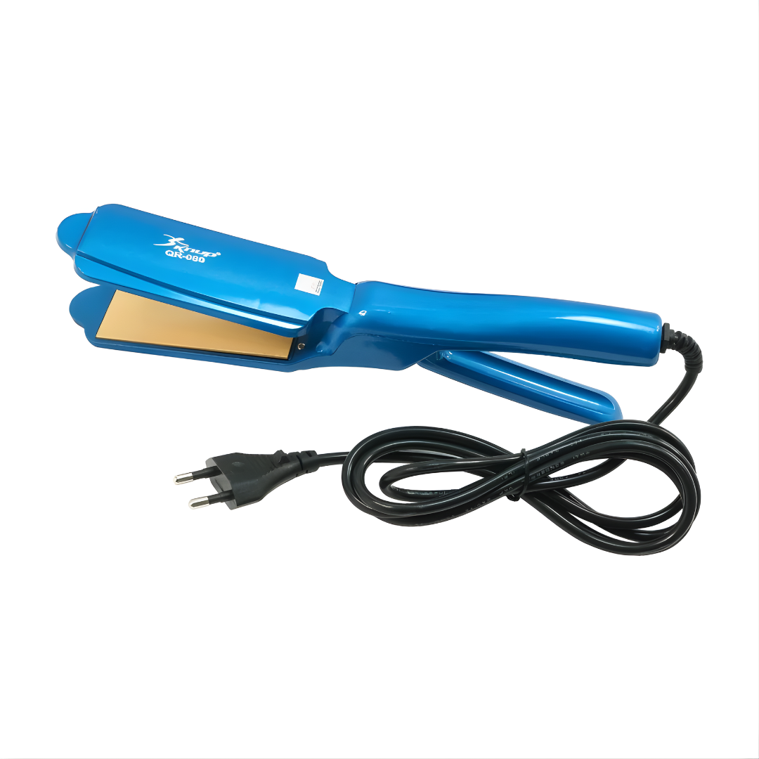PLANCHA PROFESIONAL CERÁMICA 750 AZUL – Alisado rápido, brillo intenso y control absoluto para un acabado de salón en casa
