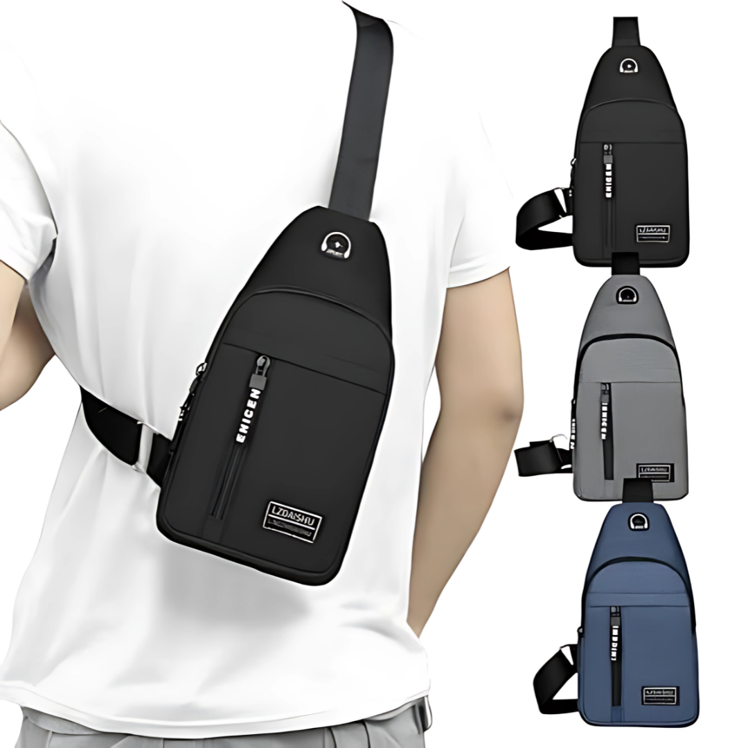 MOCHILA CRUZADA SPORT NEGRA – Comodidad y estilo en cada movimiento