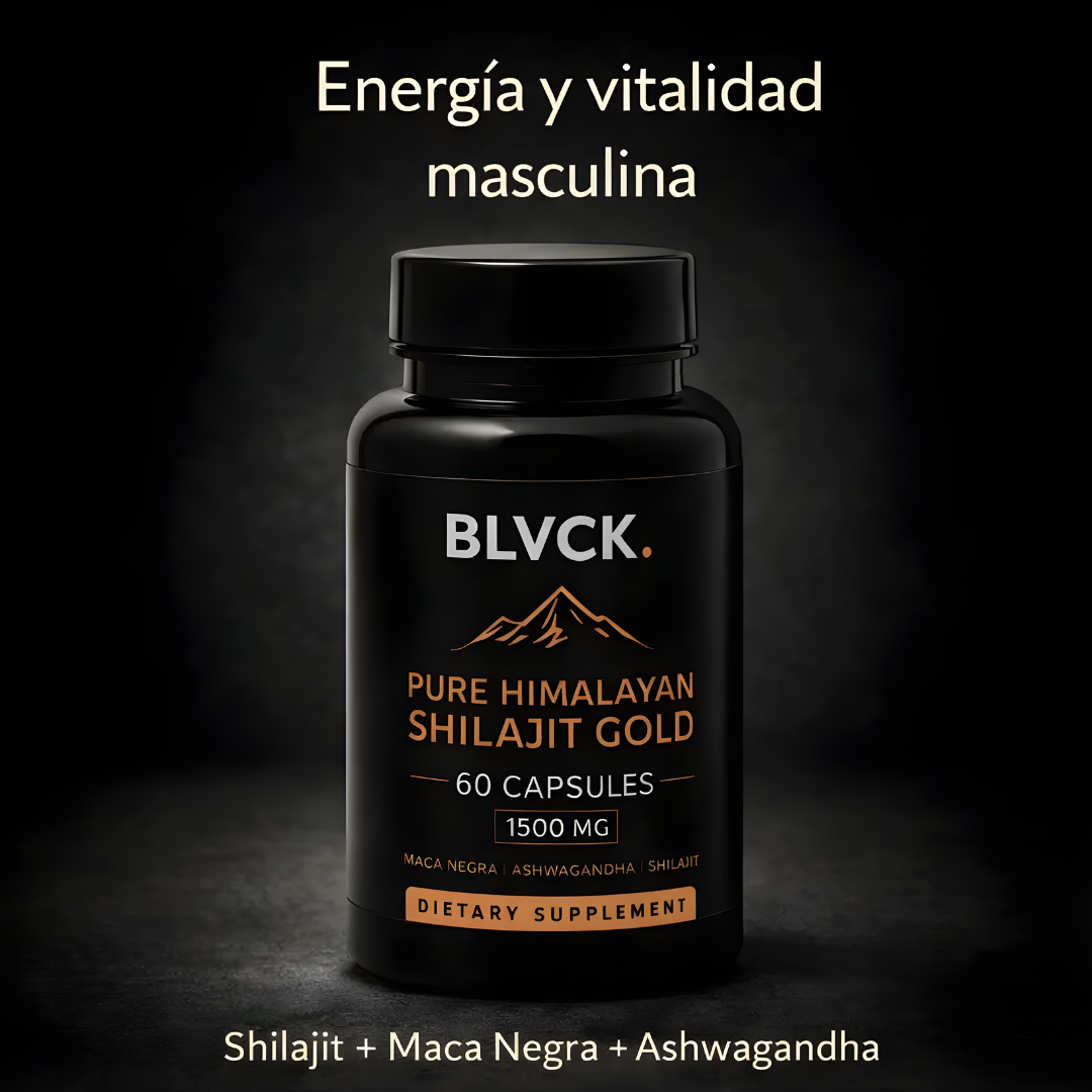SHILAJIT BLVCK – Energía, rendimiento y vitalidad en tu mejor versión diaria