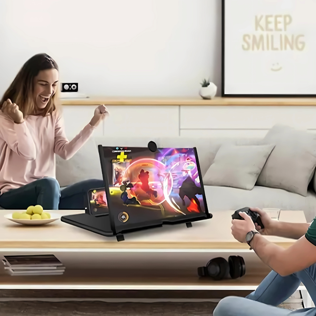 AMPLIFICADOR DE PANTALLA 3D PARA CELULAR – Vive cada partido como si estuvieras en la tribuna