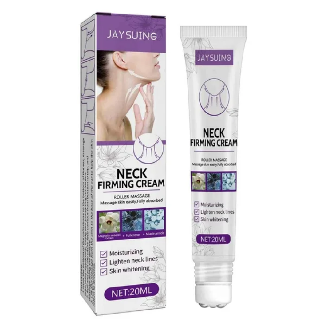 CREMA REAFIRMANTE DE CUELLO – Nutre, tensa y rejuvenece la piel desde la base Porque una piel firme y luminosa comienza por el cuello.