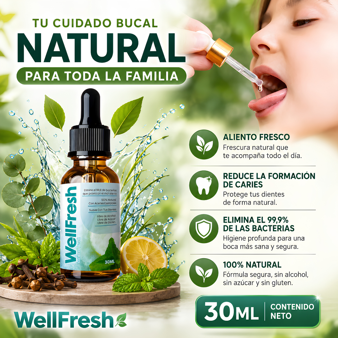 WELL FRESH – Aliento fresco inmediato, confianza diaria y cuidado oral discreto
