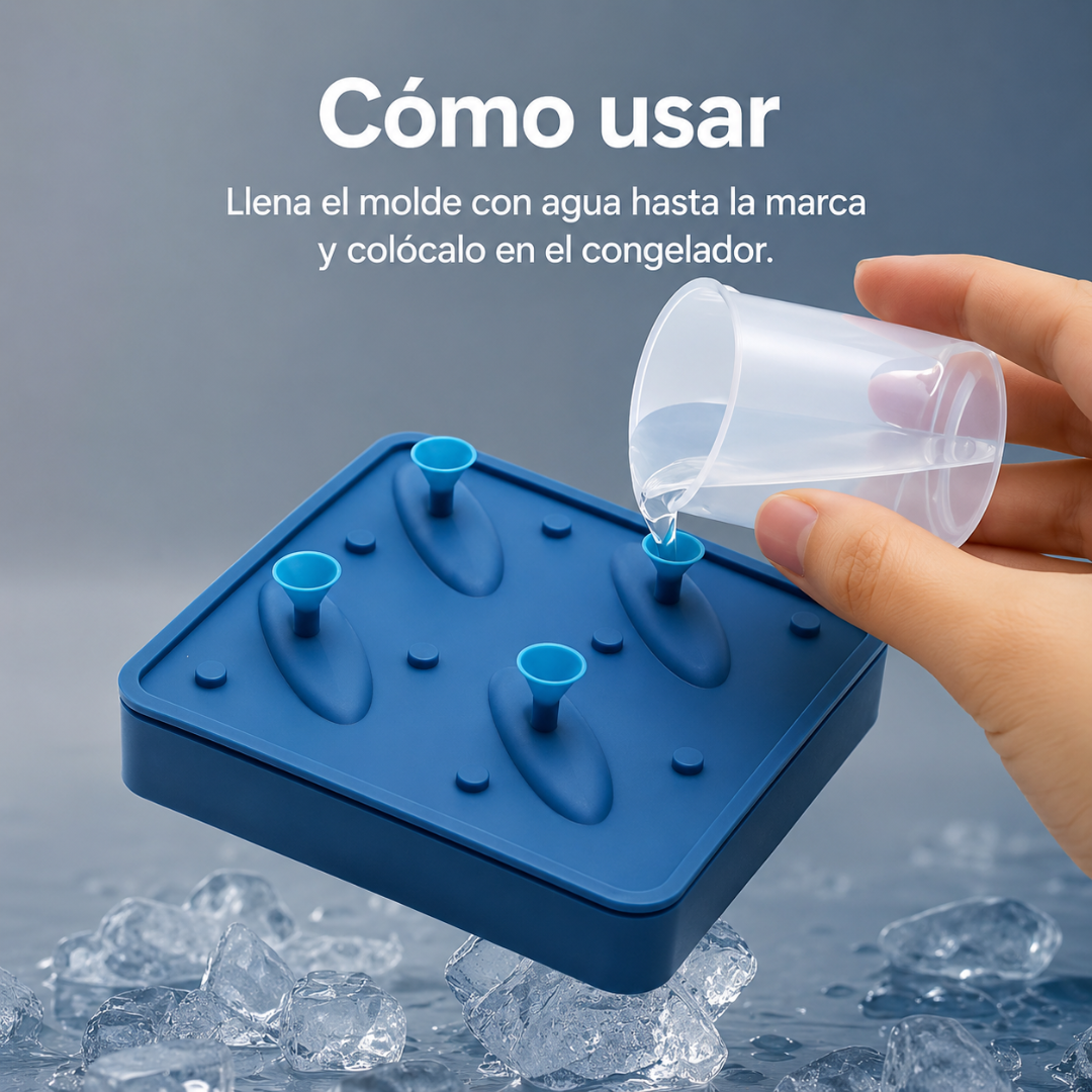 MOLDE PARA HIELO DE TIBURÓN – Bebidas y gelatinas más divertidas para fiestas, niños y reuniones