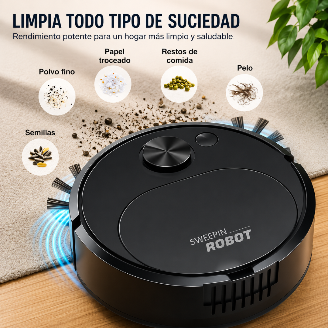 ROBOT ASPIRADORA - Limpieza automática inteligente
