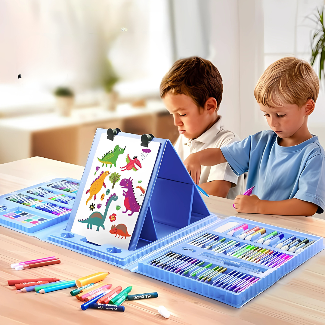 SET DE CRAYONES 208 PCS – Creatividad sin límites para niños y adultos