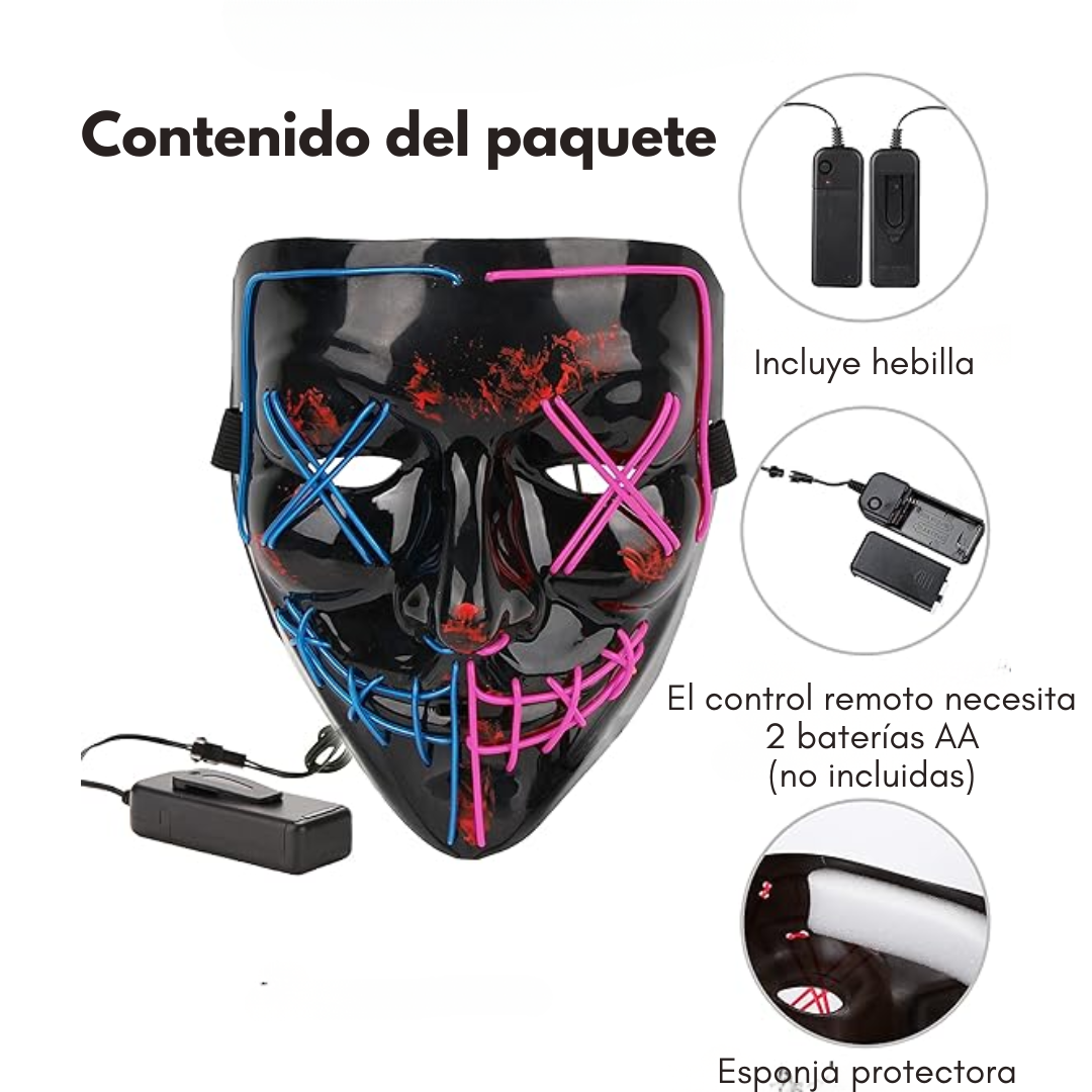 MÁSCARA NEON – Impacta, sorprende y brilla donde vayas