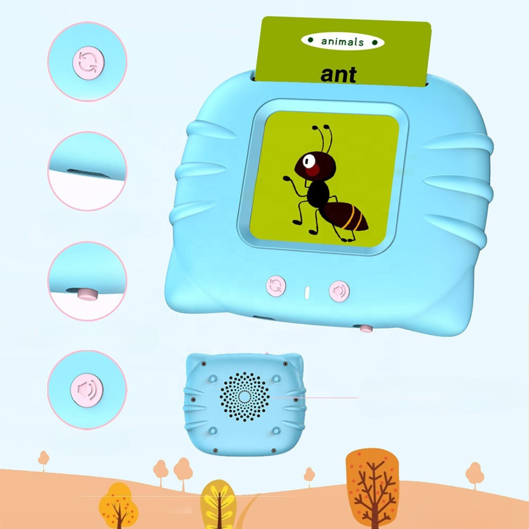 LECTOR DE TARJETAS INTERACTIVO PARA EDUCACIÓN TEMPRANA – Aprende jugando, estimula la mente y desarrolla habilidades desde pequeños