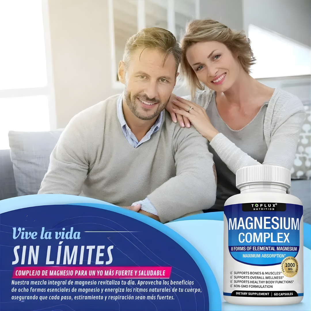 MAGNESIUM COMPLEX X 90 CÁPSULAS – Equilibrio mineral, bienestar diario y apoyo integral para tu rutina