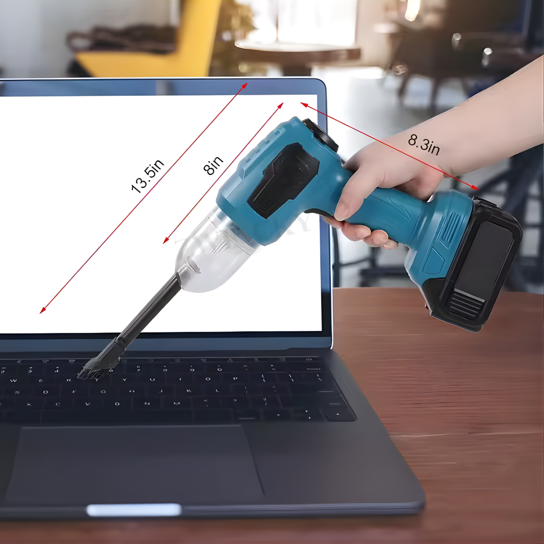 ASPIRADORA PORTÁTIL MULTIFUNCIONAL – Limpieza rápida para auto y hogar sin cables ni esfuerzo