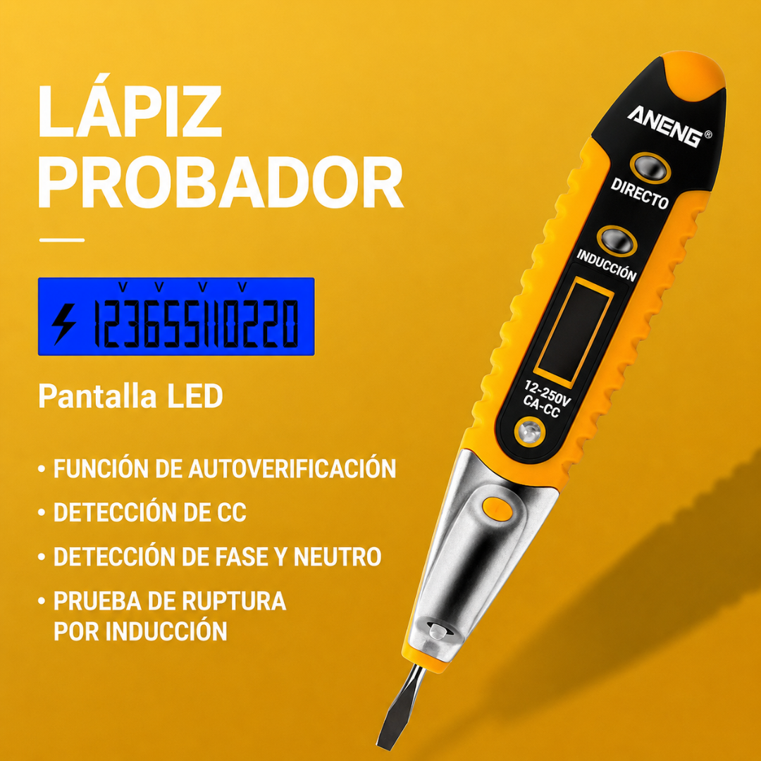 BOLÍGRAFO ELÉCTRICO — El problema no es el cable. Es no detectar el voltaje a tiempo.