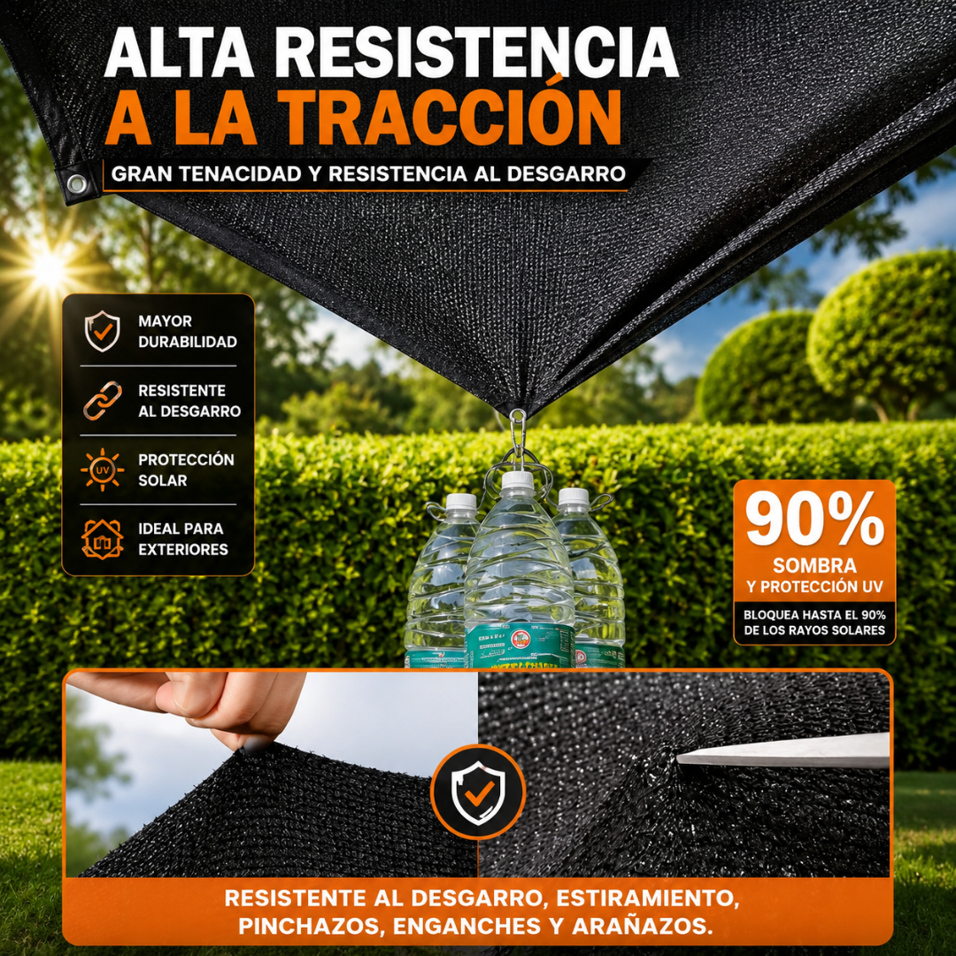 MALLA DE SARAN PARA SOMBRA – Protección solar eficiente, frescura constante y espacios exteriores más cómodos