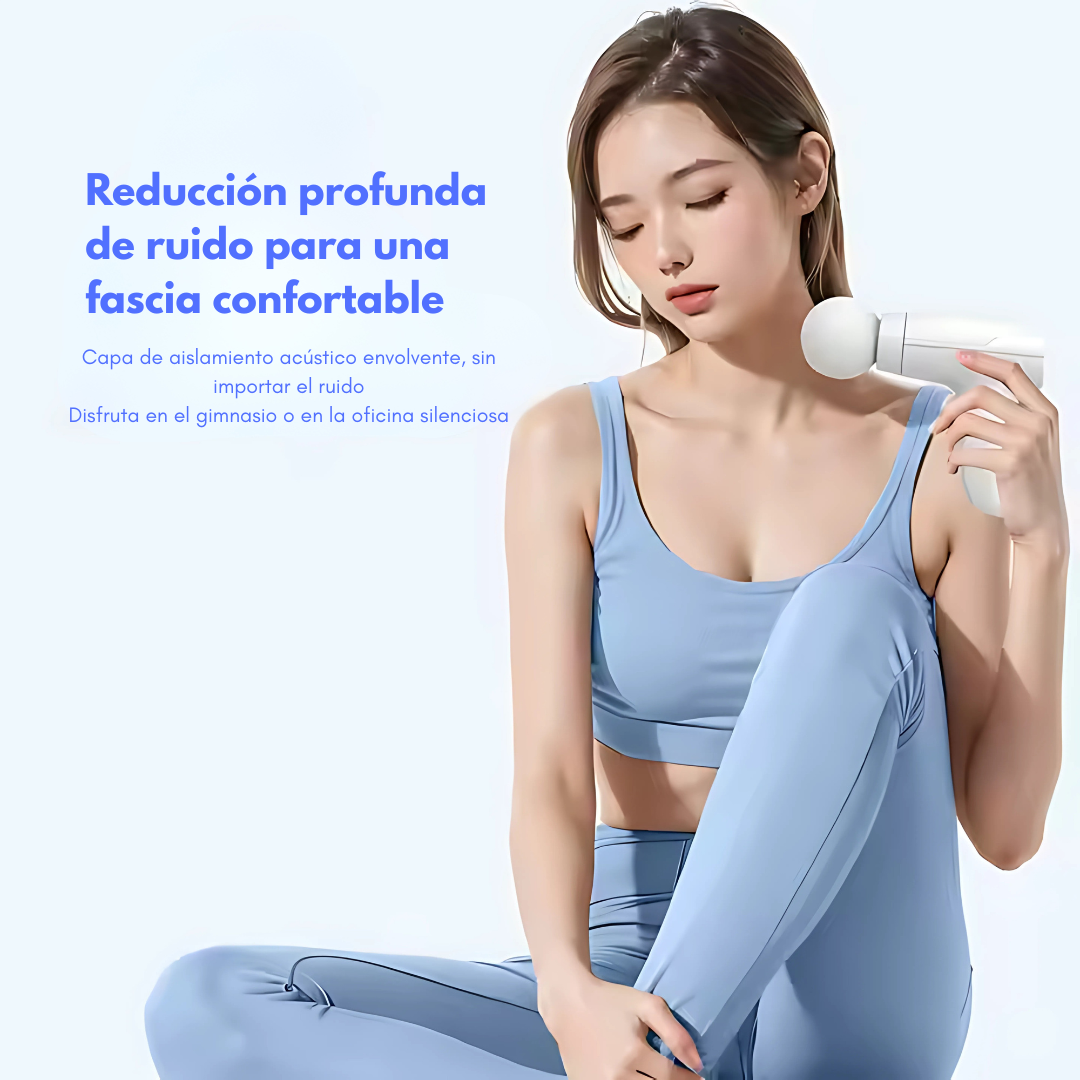 PISTOLA DE MASAJE MUSCULAR PORTÁTIL – Alivio profundo donde lo necesites, cuando lo necesites