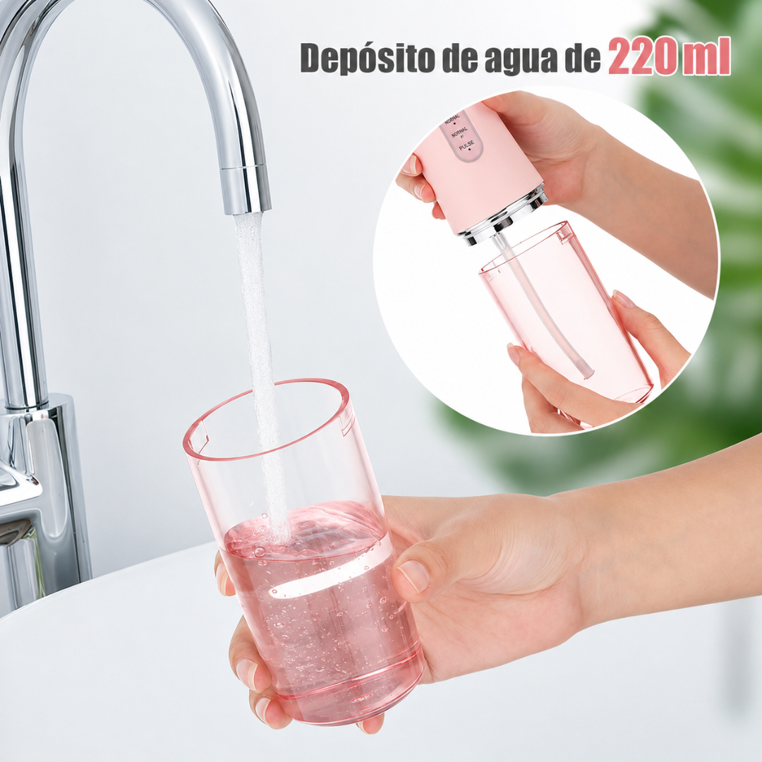IRRIGADOR BUCAL GRANDE – Limpieza profunda para cuidar dientes y encías todos los días