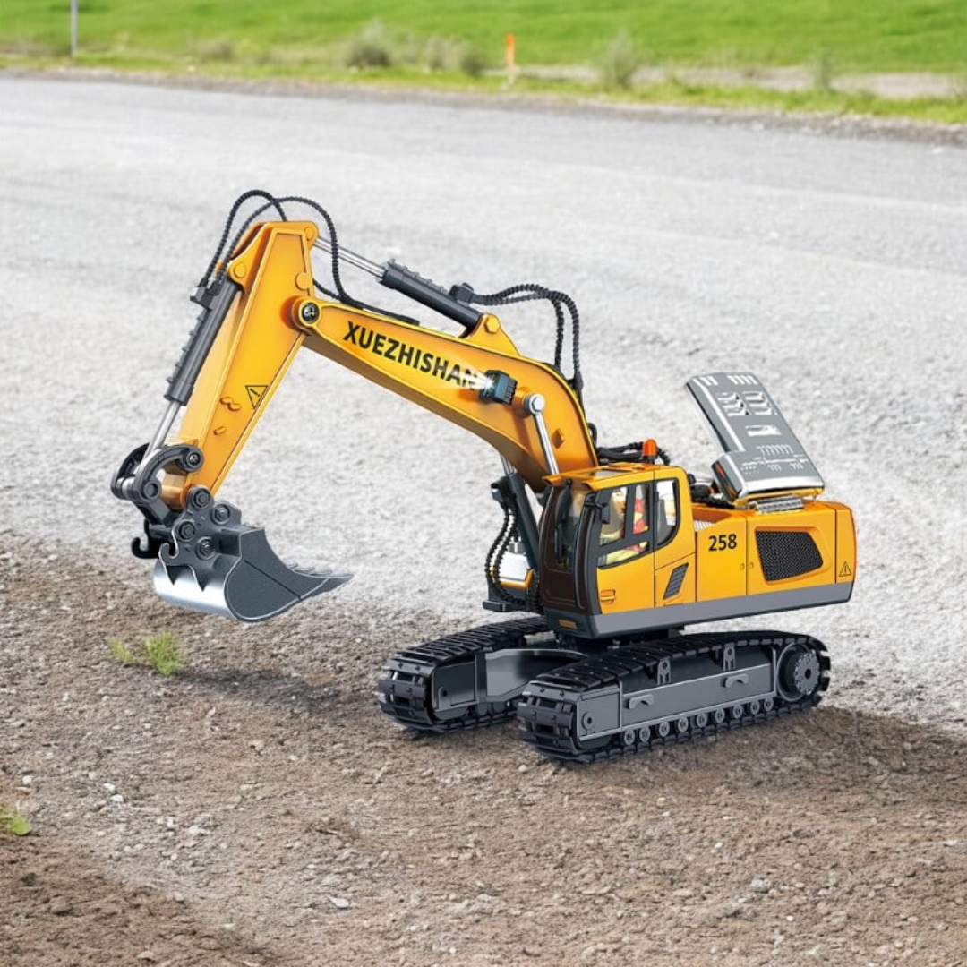 EXCAVADORA DE CONTROL REMOTO — Para el niño que tienes en casa y para el que aún vive en ti