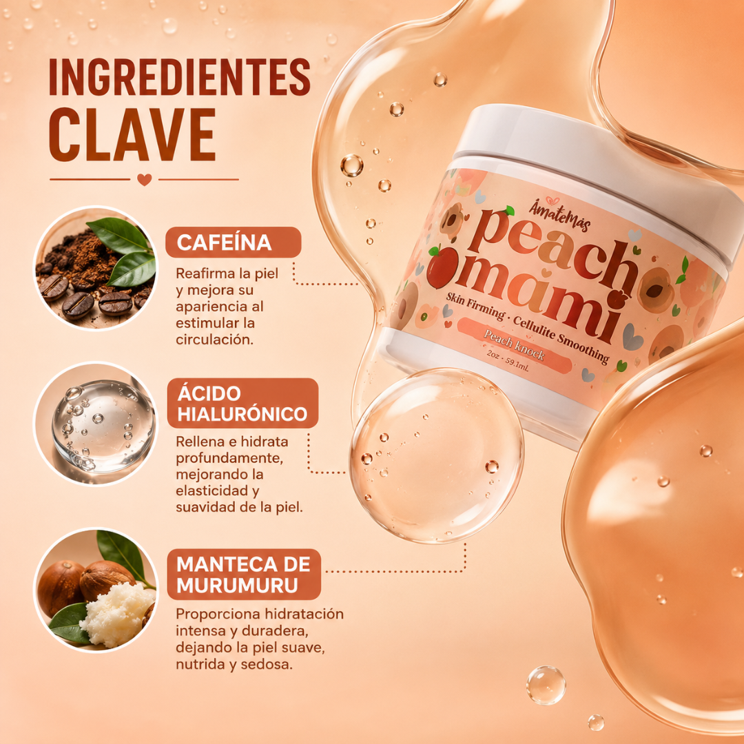 PEACH MAMI – Crema reafirmante y suavizante