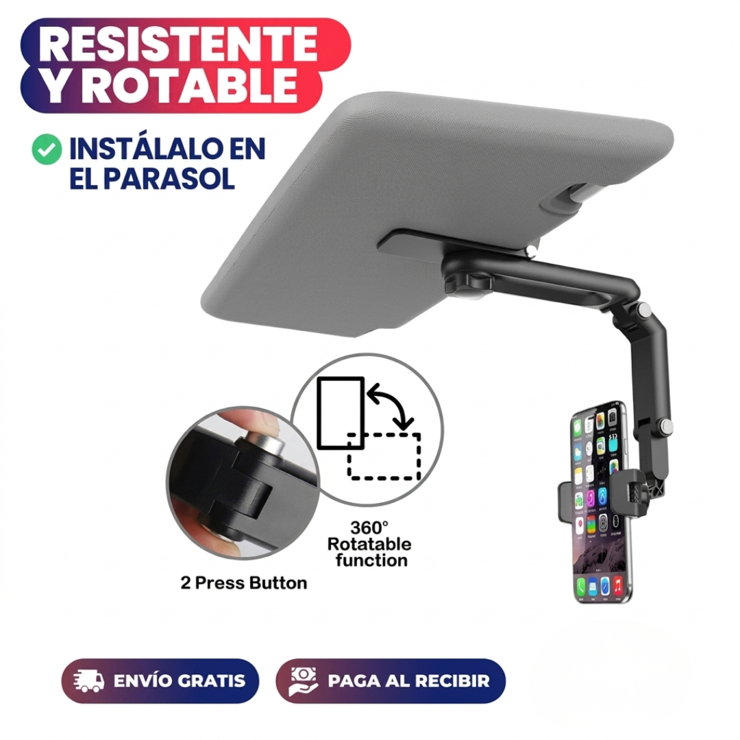 SOPORTE PARA CELULAR PLEGABLE — Maneja sin distracciones, llega siempre seguro