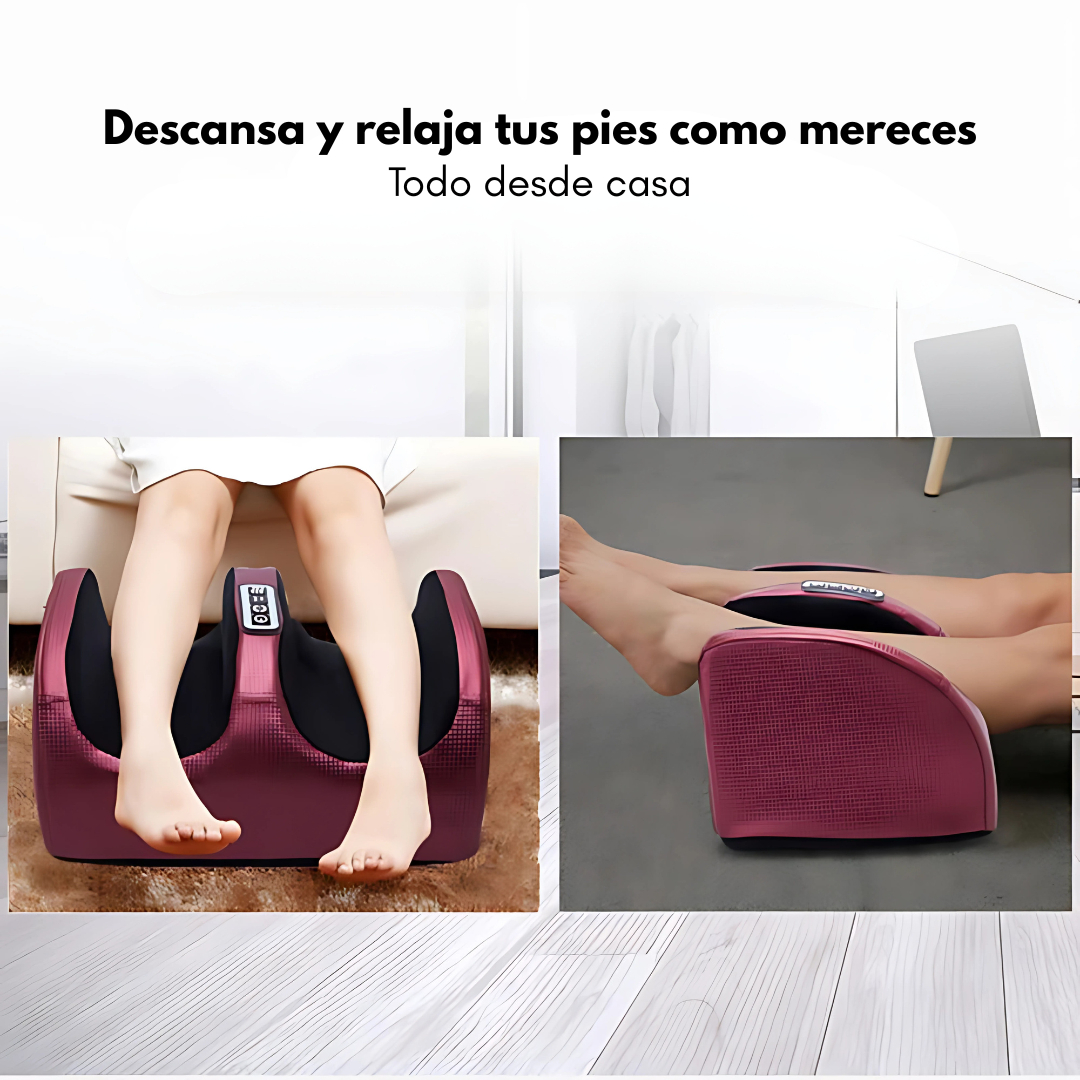 MASAJEADOR DE PIES ELÉCTRICO — El spa de pies que tienes en casa
