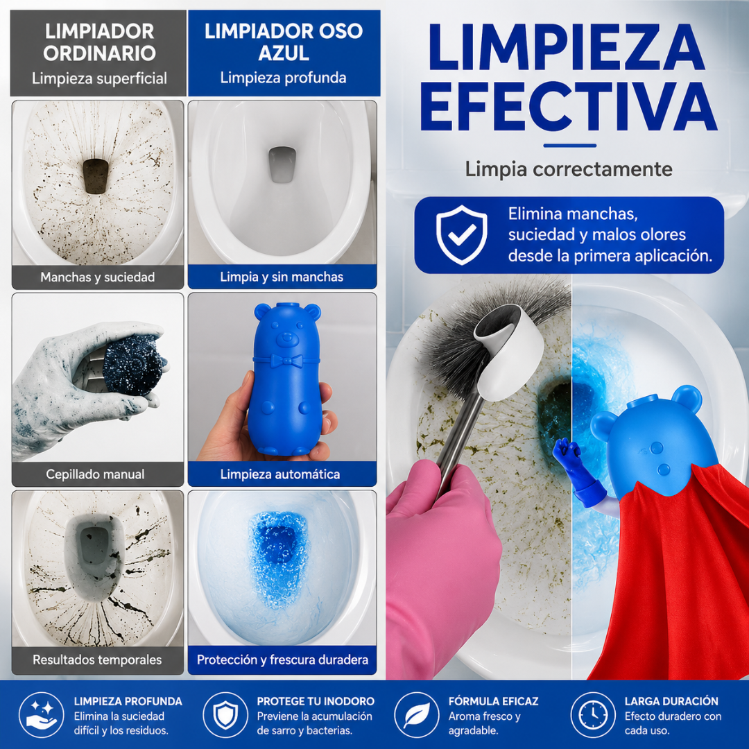 LIMPIADOR DE BAÑO (PACK X4) – Limpieza automática en cada descarga