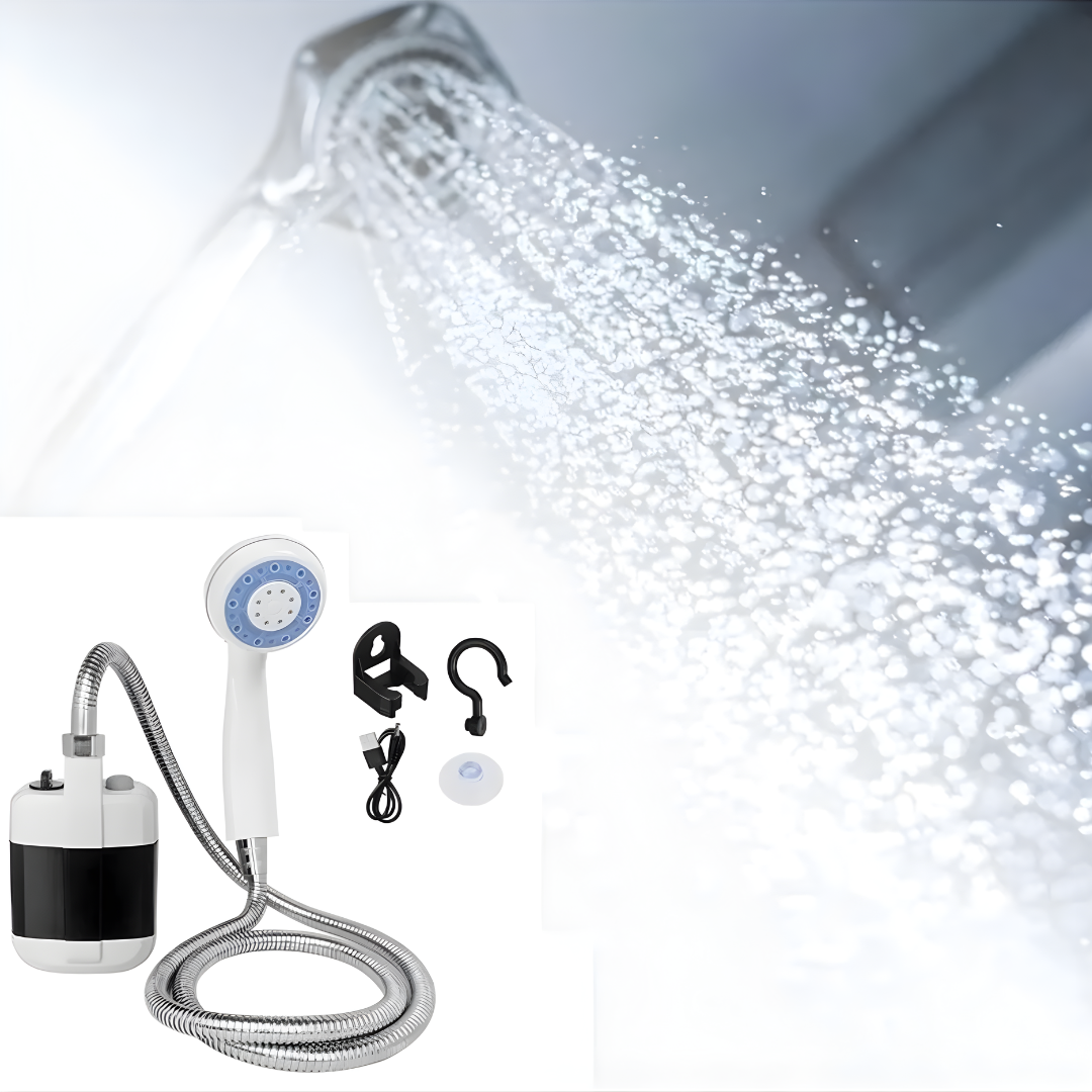 REGADERA PORTÁTIL – Ducha práctica, portátil y libertad en cualquier lugar