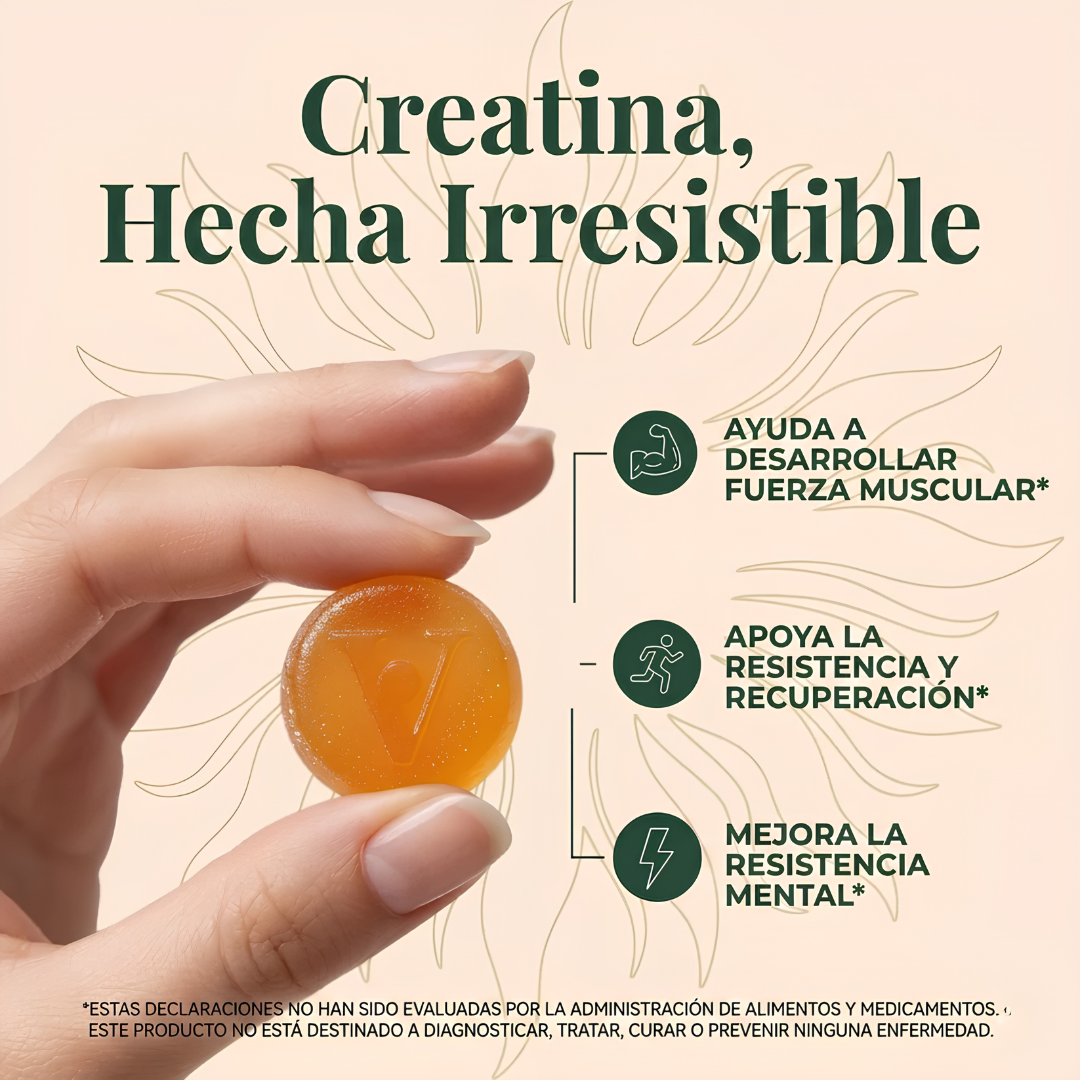 GOMITAS CREATINE WOMEN´S – Creatina fácil sin grumos
