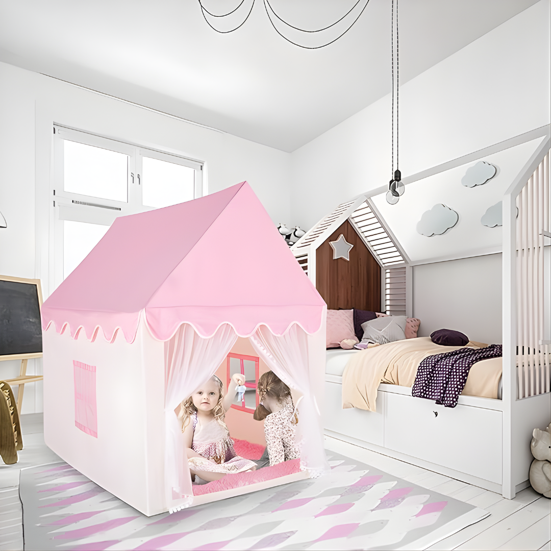 TIENDA DE JUEGO INFANTIL CON DISEÑO DE CASA – Diversión, imaginación y aventuras bajo su propio techo