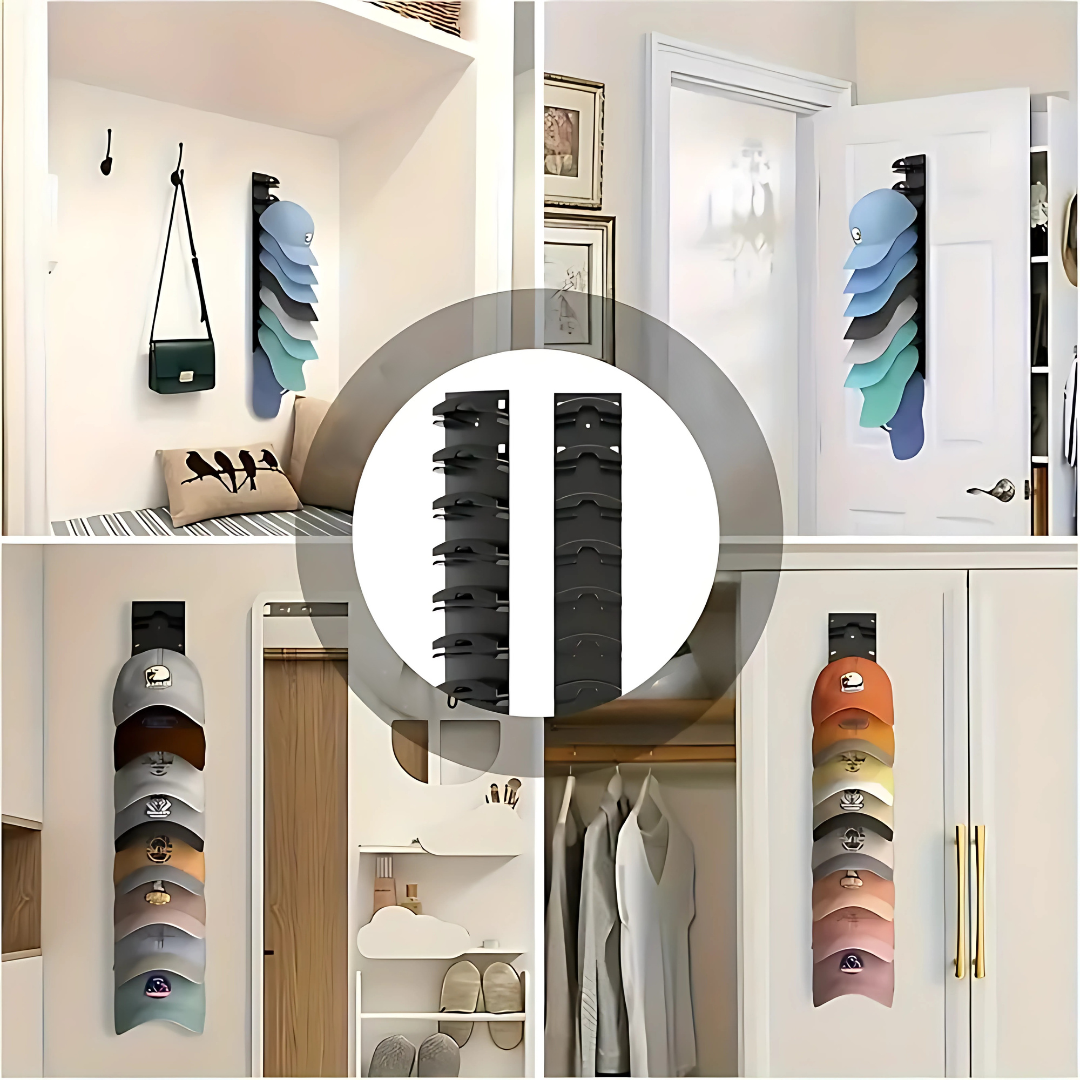 ORGANIZADOR DE GORRAS 10 ESPACIOS – Orden y protección para tu colección