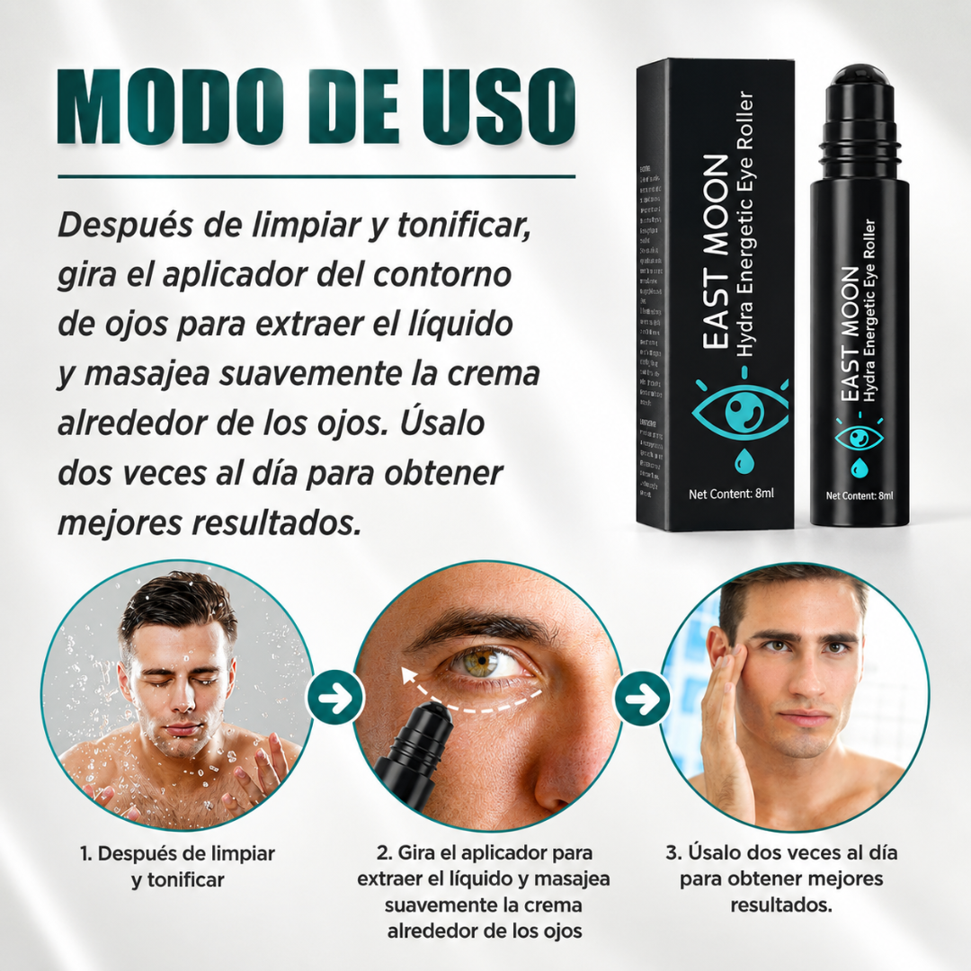 EAST MOON – Cuidado masculino para ojeras, bolsas y mirada más fresca