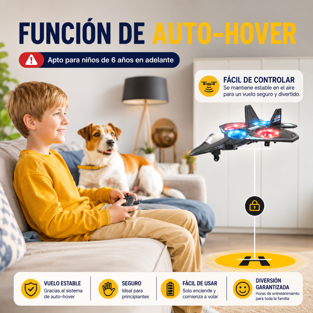 AVION DE CONTROL REMOTO – Giros extremos, maniobras 360° y diversión sin límites en el aire