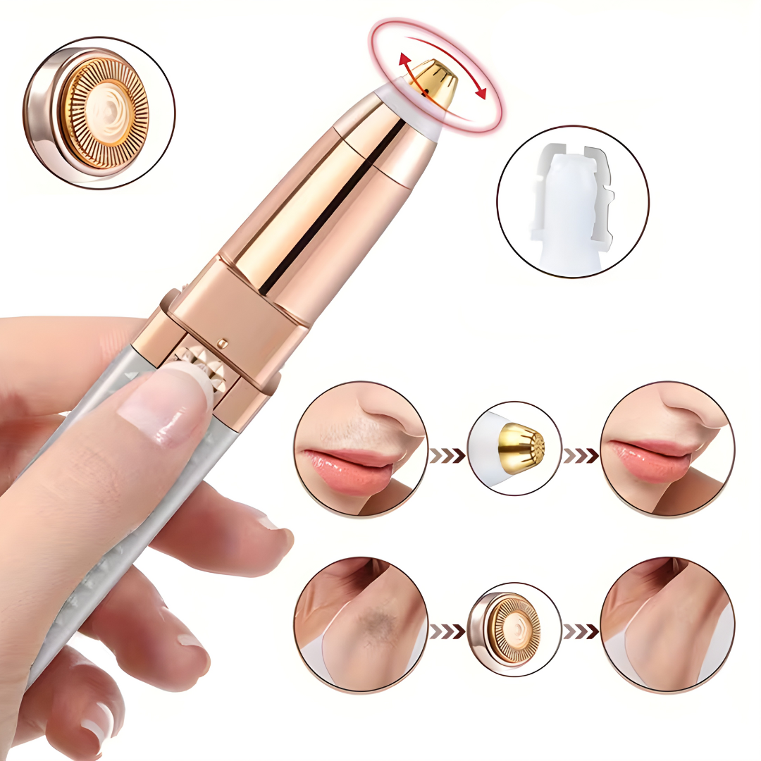 DEPILADOR FACIAL ELÉCTRICA PORTÁTIL – Piel suave al instante, precisión diaria y discreción total