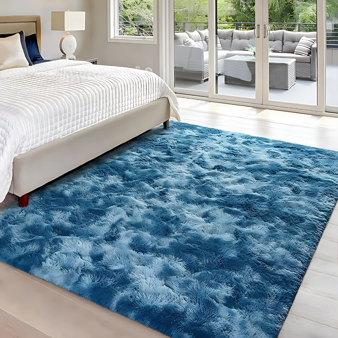 ALFOMBRA AZUL MARINO PARA SALA – Elegancia y confort para tu hogar