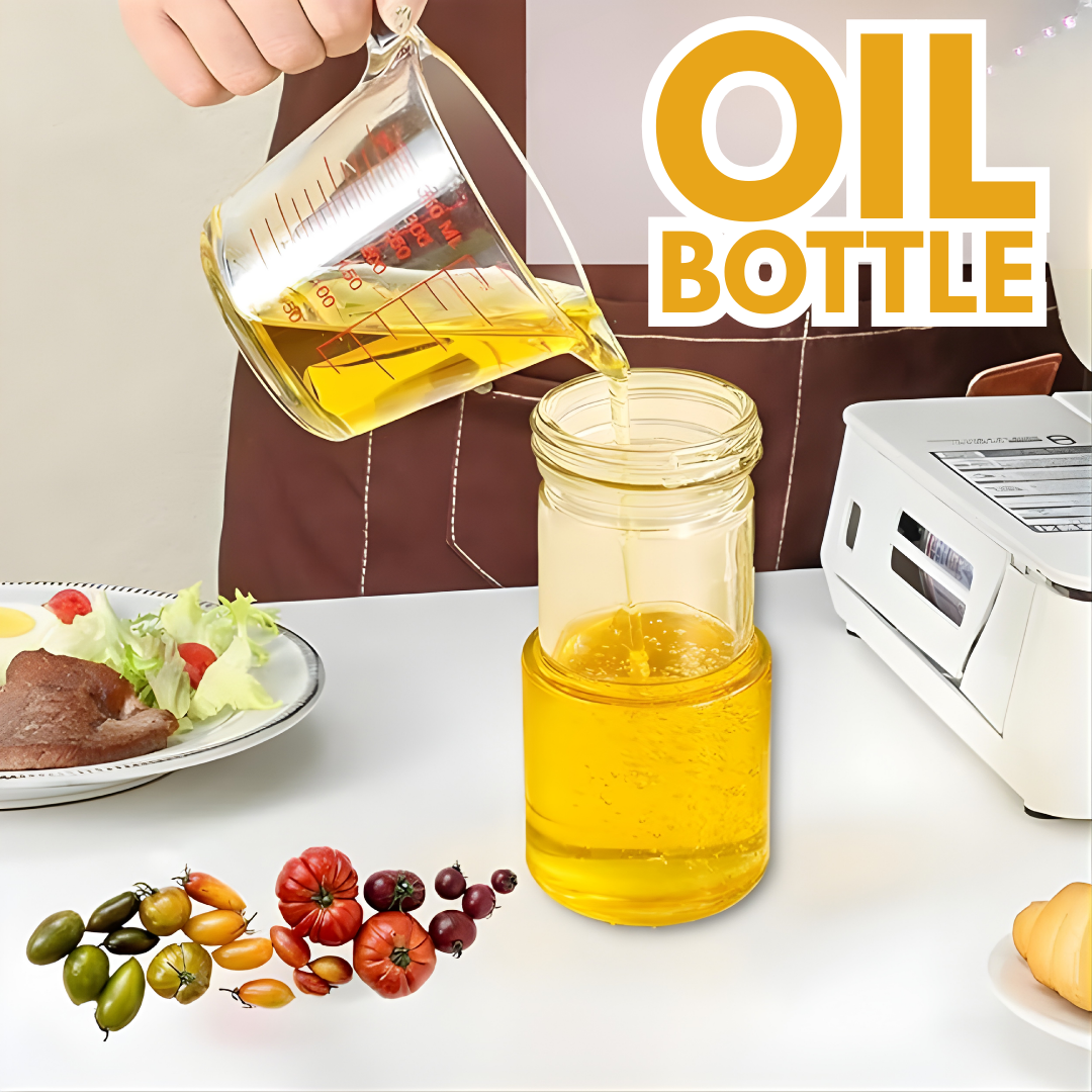 OIL BOTTLE – Dosificación precisa, cocina más saludable y control perfecto del aceite