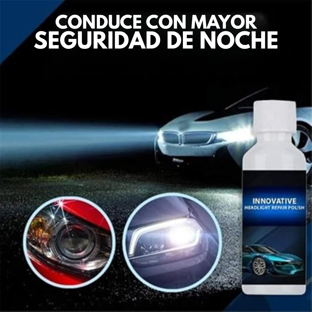 REPARADOR DE FAROS – Claridad restaurada, brillo renovado y conducción más segura en minutos