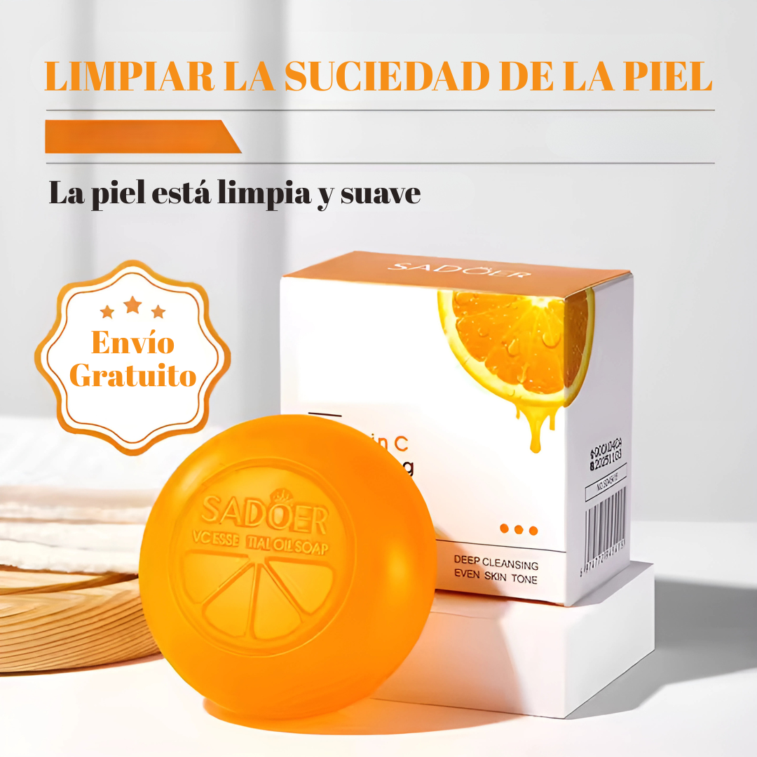 BLANQUEADOR FACIAL EN BARRA DE VITAMINA C – Luminosidad y suavidad en cada uso