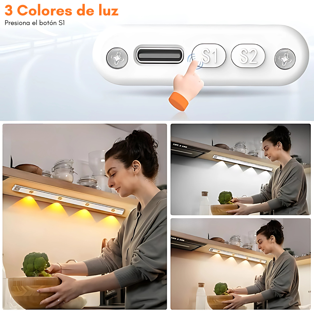 LUZ INTELIGENTE CON SENSOR – Iluminación práctica y automática para tu hogar