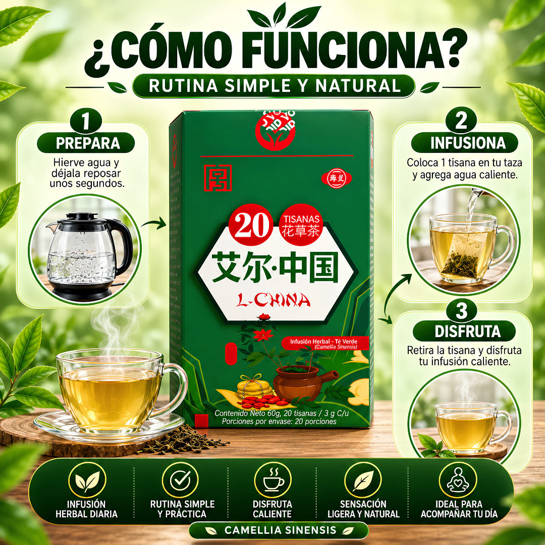 TÉ CHINO PROTECTOR HÍGADO – Bienestar digestivo diario