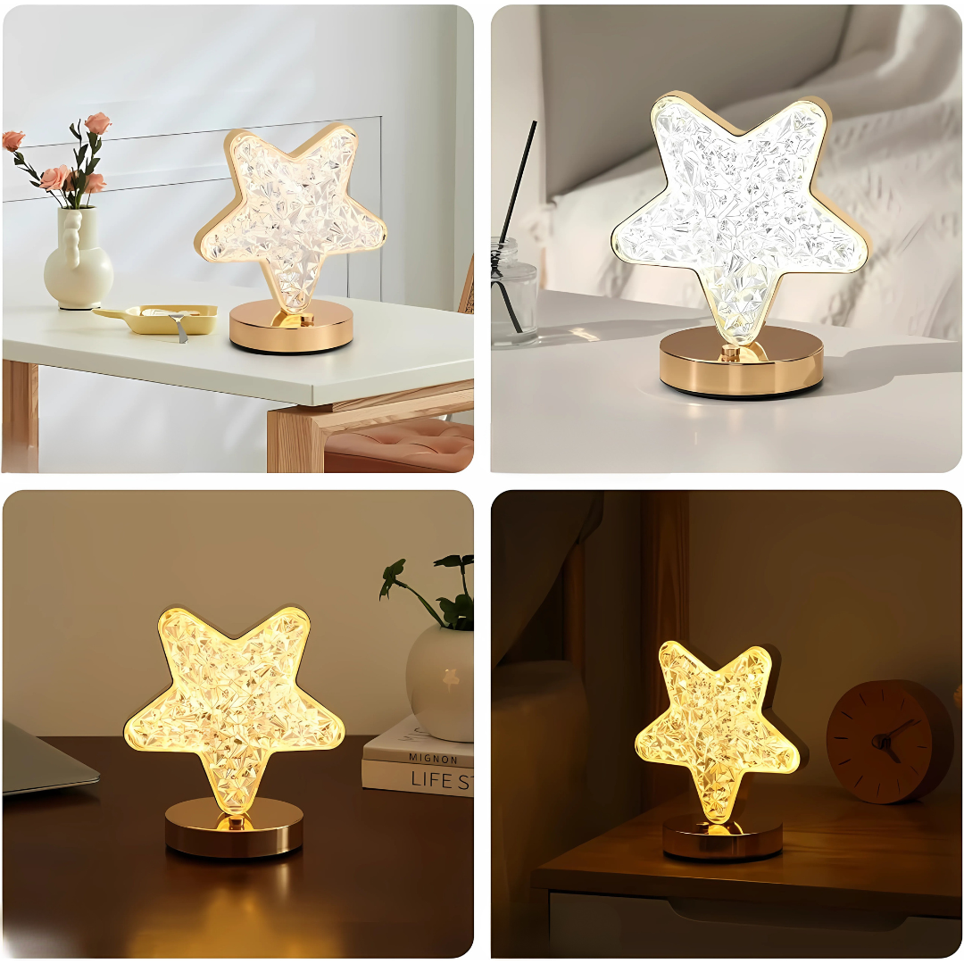LÁMPARA DE MESA ESTRELLA – Iluminación mágica para cada momento