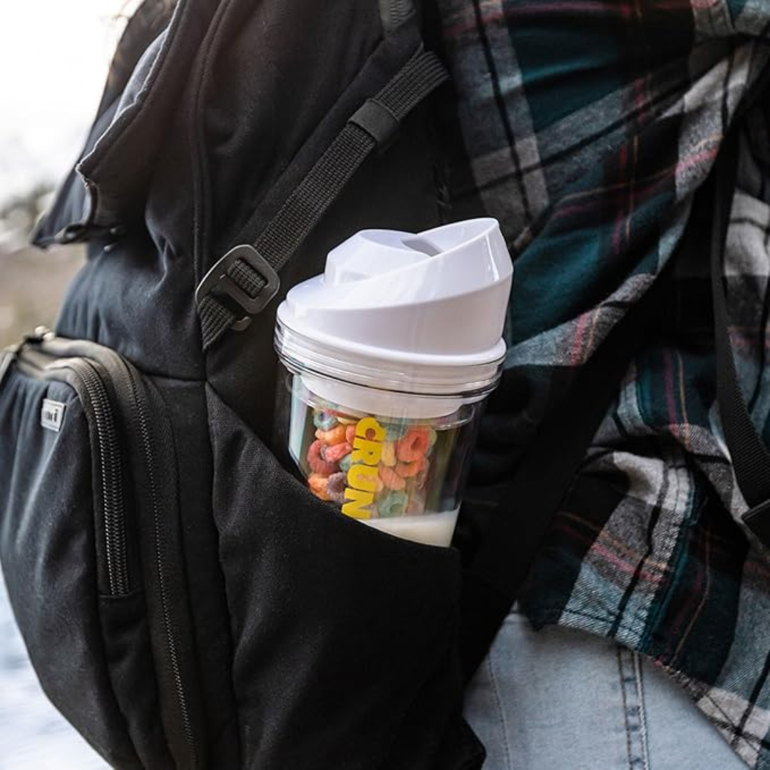CRUNCH CUP — Tu desayuno crujiente y sin caos en cualquier lugar