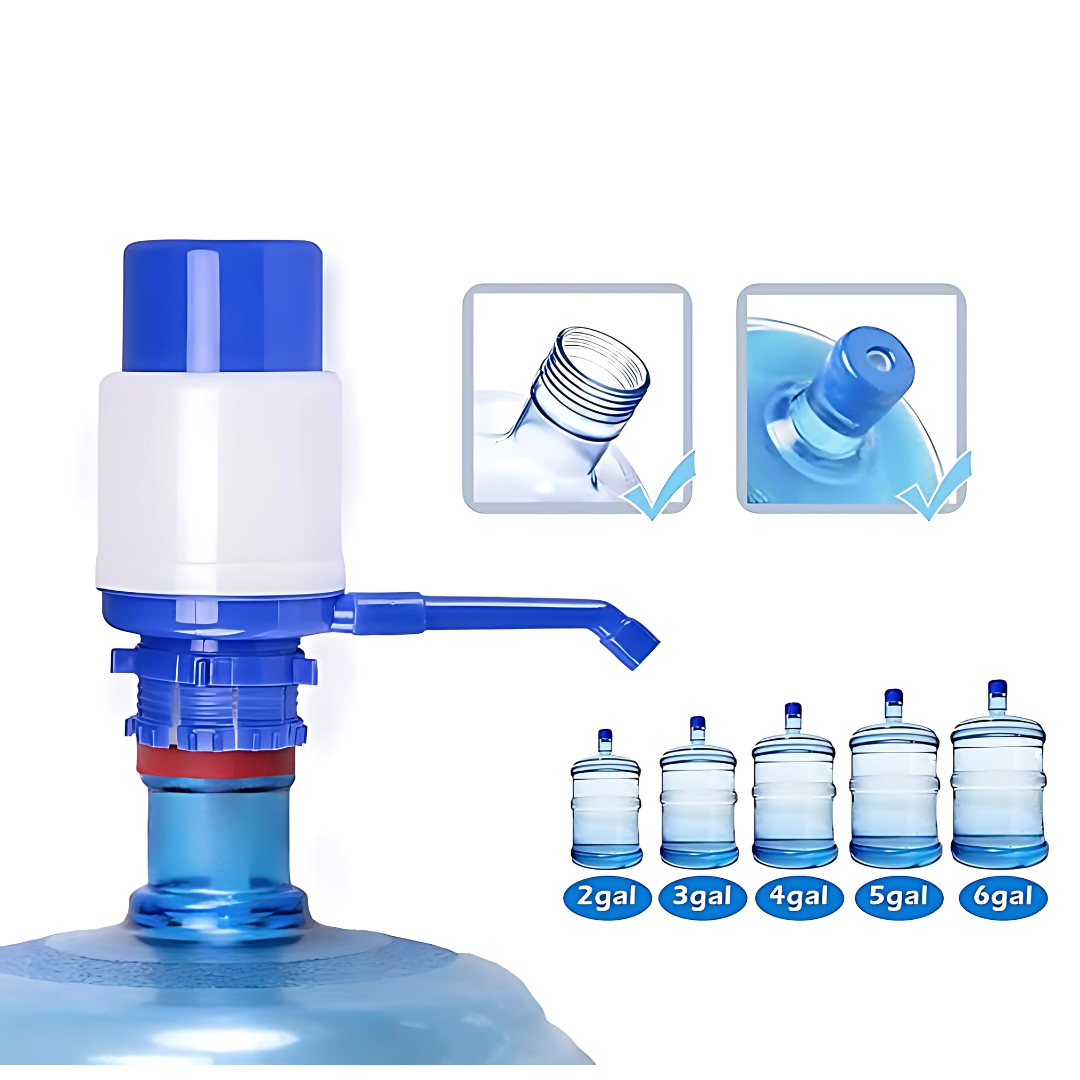 BOMBA MANUAL PARA GARRAFONES – Agua fresca al instante sin esfuerzo