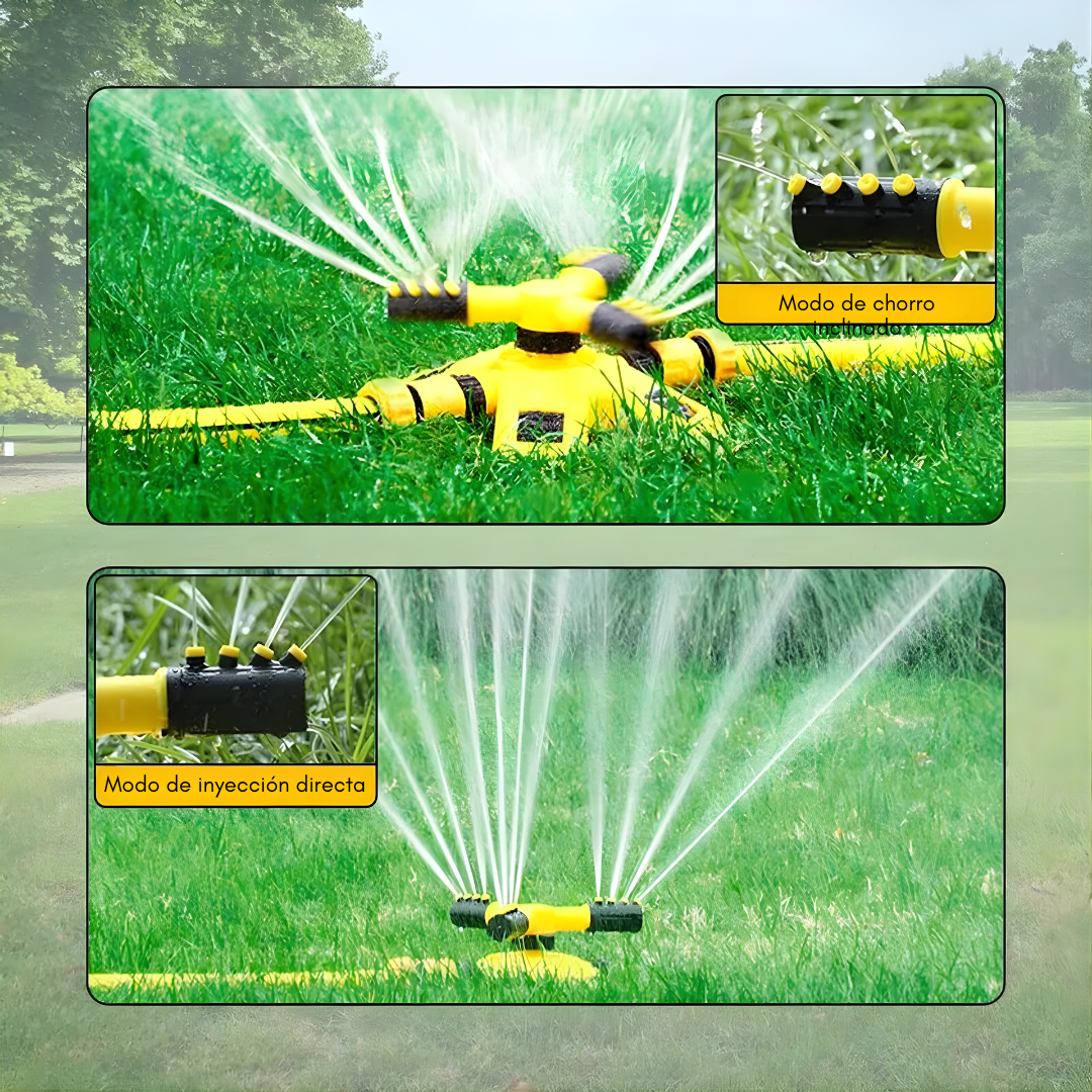 ASPERSOR PARA JARDIN – Riego uniforme, diversión al aire libre y frescura para todo tu jardín