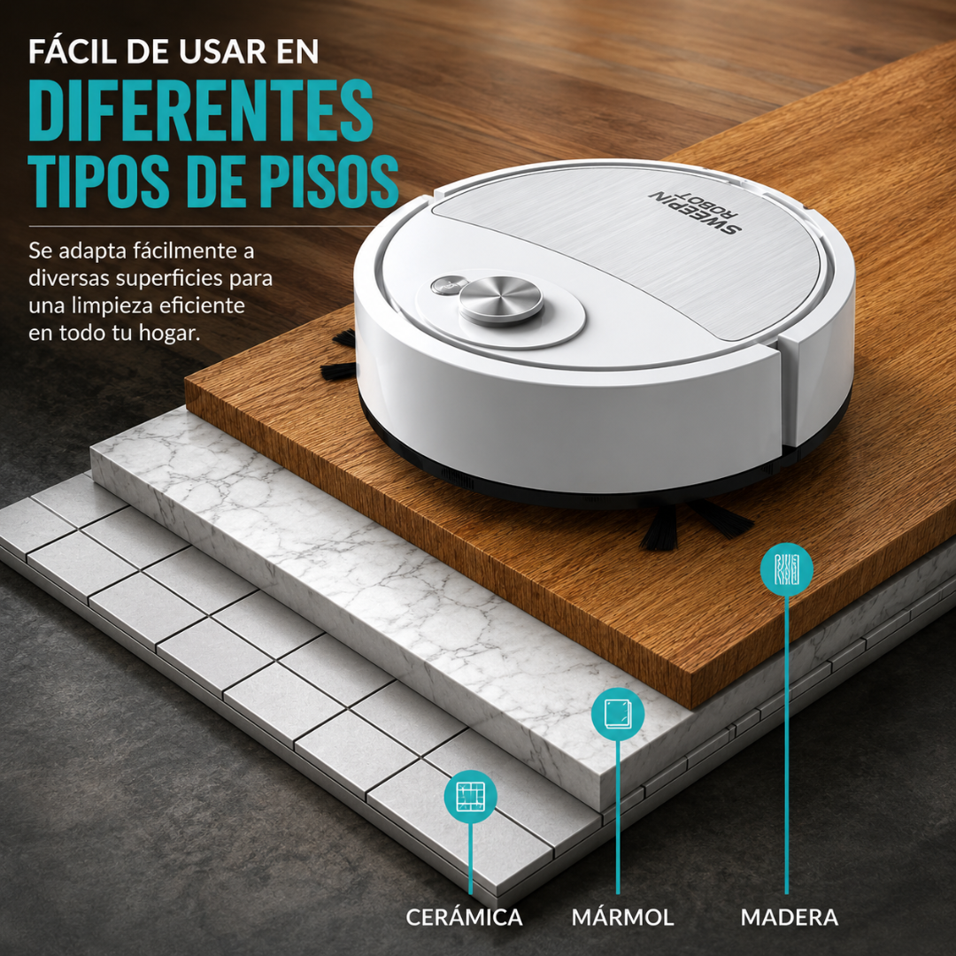 ROBOT ASPIRADORA - Limpieza automática inteligente