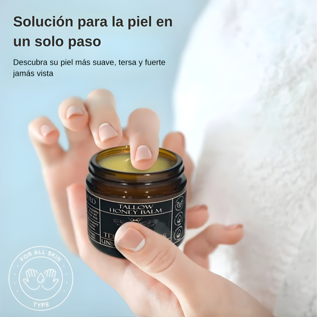 TALLOW HONEY BALM BÁLSAMO DE MIEL – Reparación profunda, nutrición real y piel visiblemente más saludable