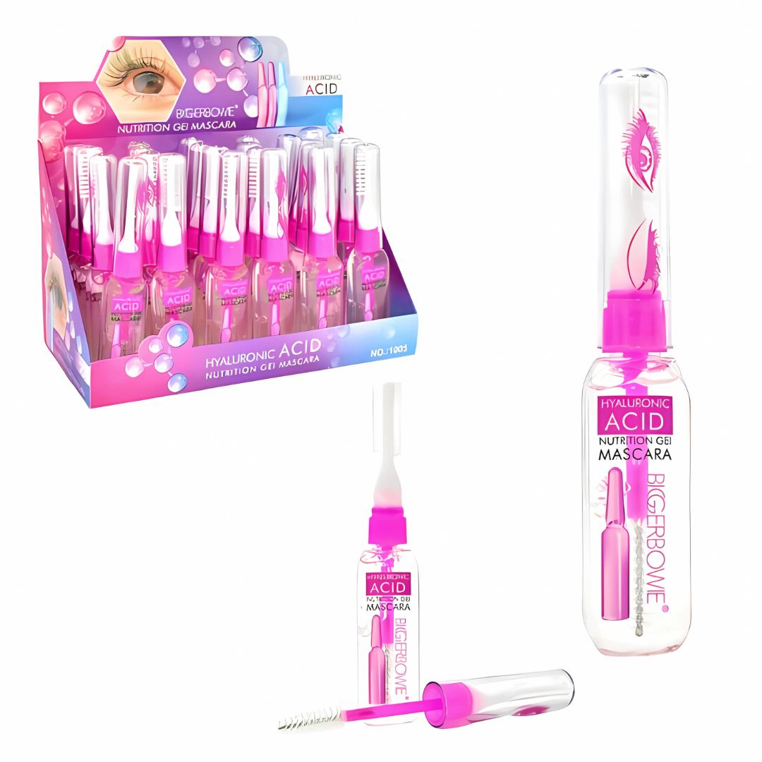 MÁSCARA DE PESTAÑAS Y CEJAS DE ÁCIDO HIALURÓNICO Pack 2Und. – Nutrición y volumen que transforman tu mirada