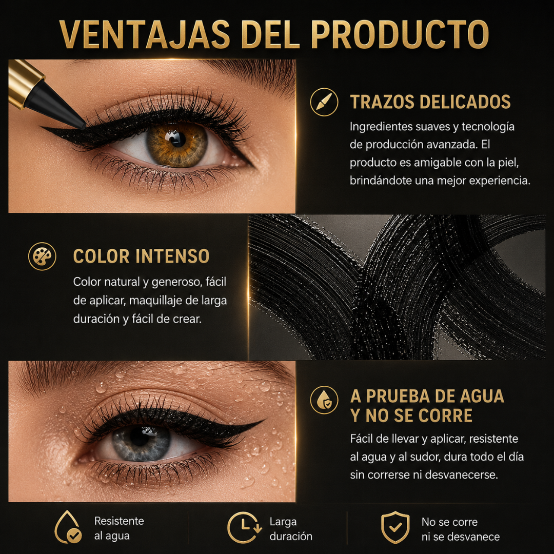 DELINEADOR DE OJOS ROSSÉ – Precisión suave e impermeable