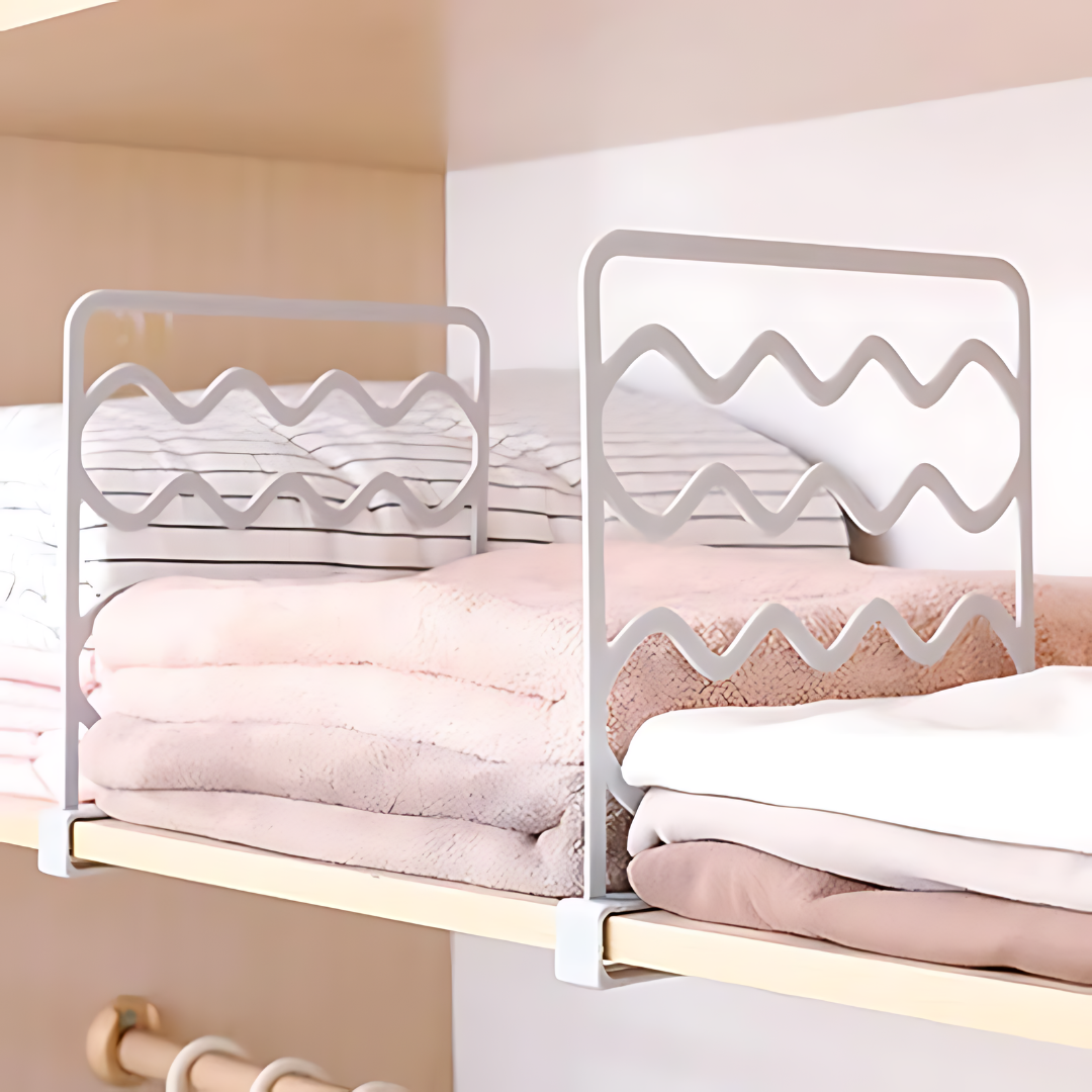 DIVISIÓN ESPACIOS PARA CLOSET – Orden instantáneo en repisas y estantes