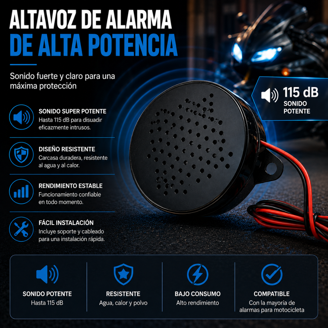 SISTEMA DE ALARMA PARA MOTOCICLETA – Seguridad activa para tu mot