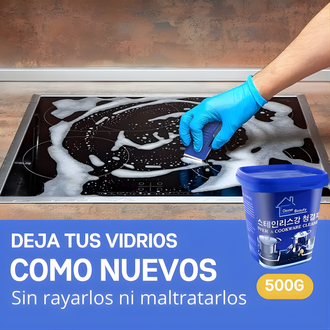PASTA LIMPIADORA DE OLLAS, ESTUFAS Y COCINA (PACK x2) – Limpieza profunda, brillo inmediato y menos esfuerzo